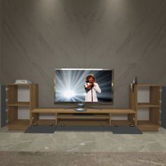 Decoraktiv Trendstyle On2 Mdf Tv Ünitesi Tv Sehpası Pera - Antrasit