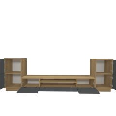 Decoraktiv Trendstyle On2 Mdf Tv Ünitesi Tv Sehpası Pera - Antrasit
