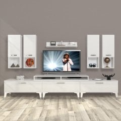 Decoraktiv Ekoflex 8DA Mdf Silver Tv Ünitesi Tv Sehpası
