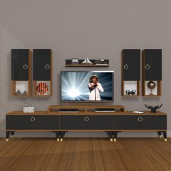 Decoraktiv Ekoflex 8DA Mdf Gold Tv Ünitesi Tv Sehpası
